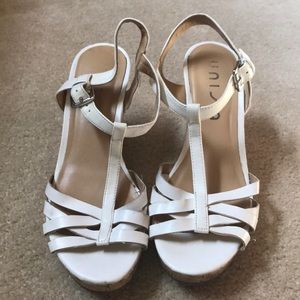 White wedge Sandal